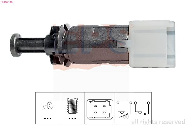 Stop Light Switch TRAFIC II Buss (JL), VIVARO Combi (J7)