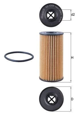Oil Filter MERCEDES-BENZ - 608 184 01 00