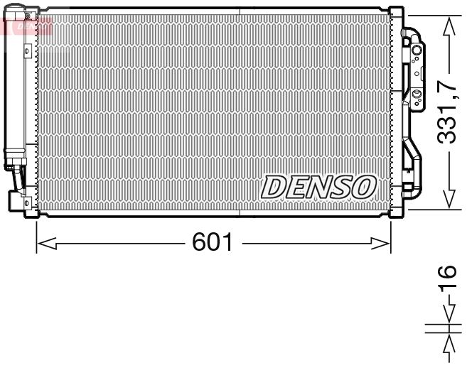 Condenser, air conditioning BMW 64509335363 Condenser, air conditioning BMW 64509335363