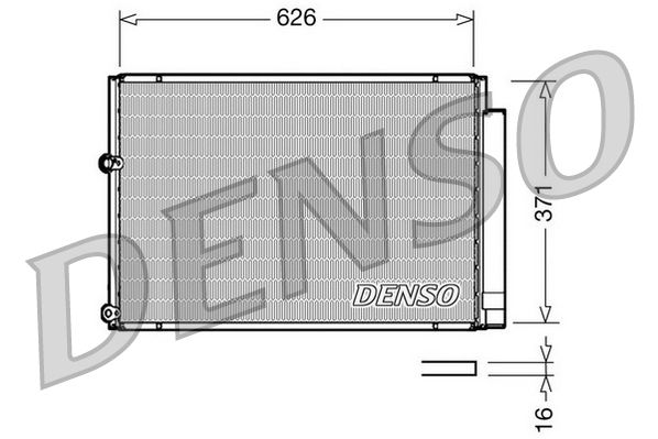 Condenser, air conditioning TOYOTA Prius 1.5 Condenser, air conditioning TOYOTA Prius 1.5
