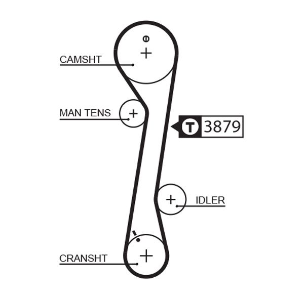 Timing Belt Hyundi Lantra 2.0 16V