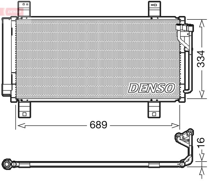 Condenser, air conditioning MAZDA 6 Hatchback (GH) Condenser, air conditioning MAZDA 6 Hatchback (GH)
