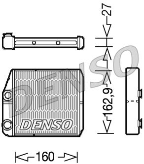 Heat Exchanger, interior heating Fiat