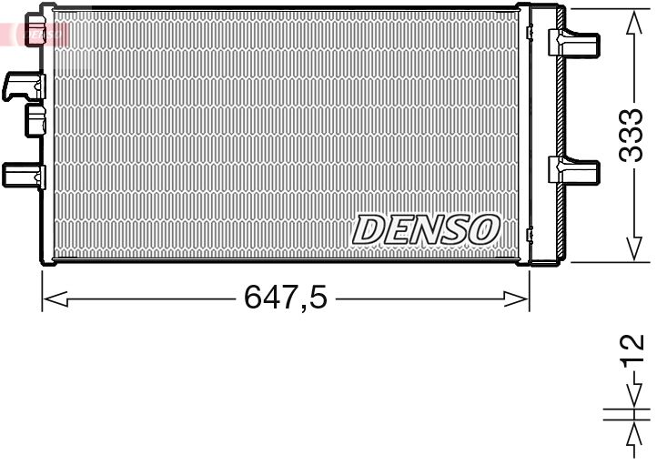 Condenser, air conditioning BMW 64509271205 Condenser, air conditioning BMW 64509271205