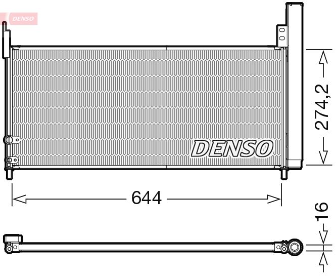 Condenser, air conditioning TOYOTA 8846047170 Condenser, air conditioning TOYOTA 8846047170
