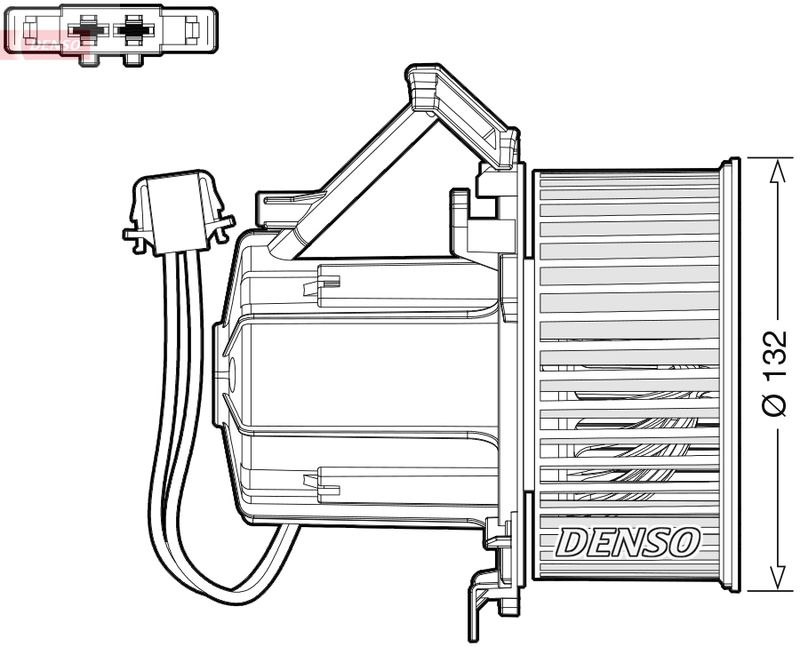 Interior Blower VAG - 8K1 820 021A Interior Blower VAG - 8K1 820 021A