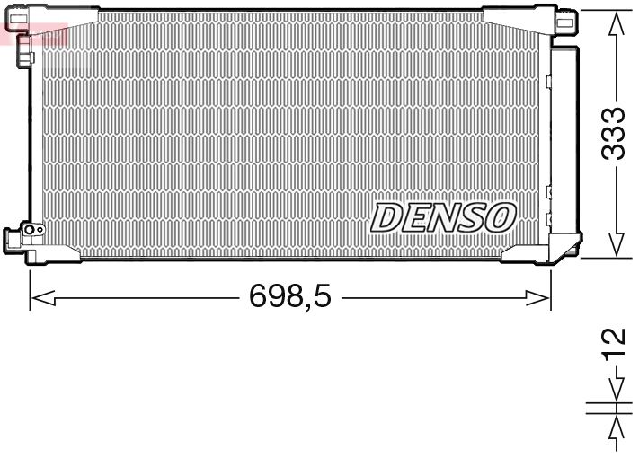 Condenser, air conditioning TOYOTA 8845002510 Condenser, air conditioning TOYOTA 8845002510