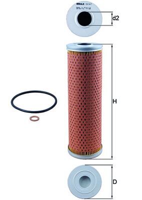 Oil Filter MERCEDES-BENZ - 120 180 00 09