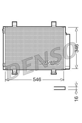 Condenser, air conditioning SUZUKI SWIFT III 1.3 - 1.5 - Condenser, air conditioning SUZUKI SWIFT III 1.3 - 1.5 -