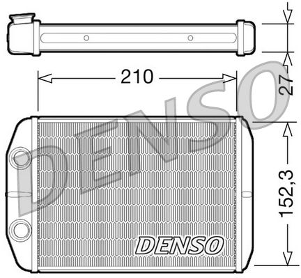 Heat Exchanger, interior heating FIAT Bravo 2007, LANCIA Delt
