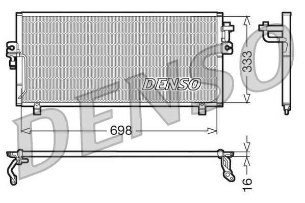 Condenser, air conditioning NISSAN Primera / Primera Bre Condenser, air conditioning NISSAN Primera / Primera Bre