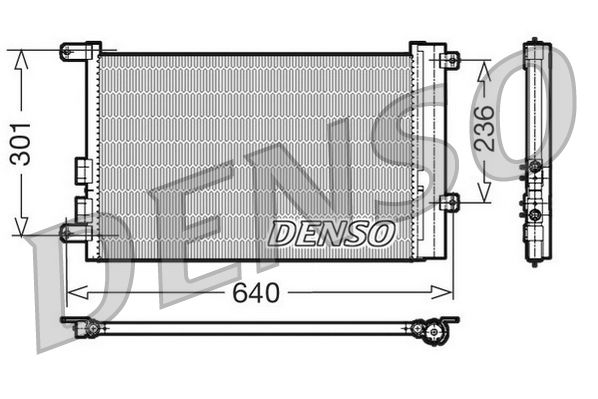 Condenser, air conditioning ALFA ROMEO 147 / 156 Condenser, air conditioning ALFA ROMEO 147 / 156