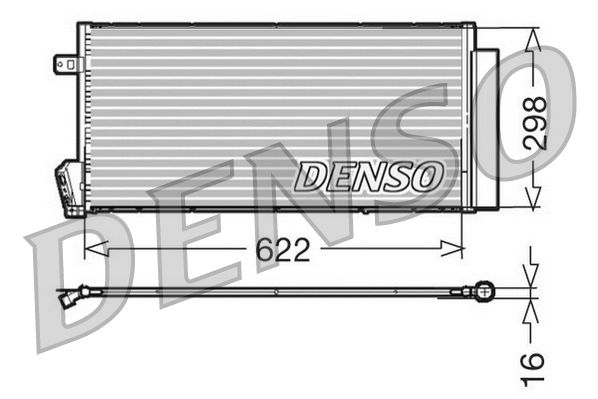 Condenser, air conditioning FIAT DoblE 2009 Condenser, air conditioning FIAT DoblE 2009