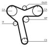 Timing Belt GALANT VI (EA_) 2.5 V6