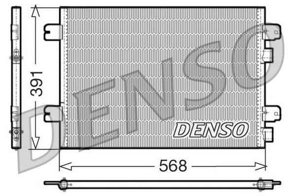 Condenser, air conditioning RENAULT Megane / Megane Scen