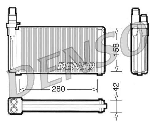 Heat Exchanger, interior heating FIAT Croma LANCIA Thema Heat Exchanger, interior heating FIAT Croma LANCIA Thema